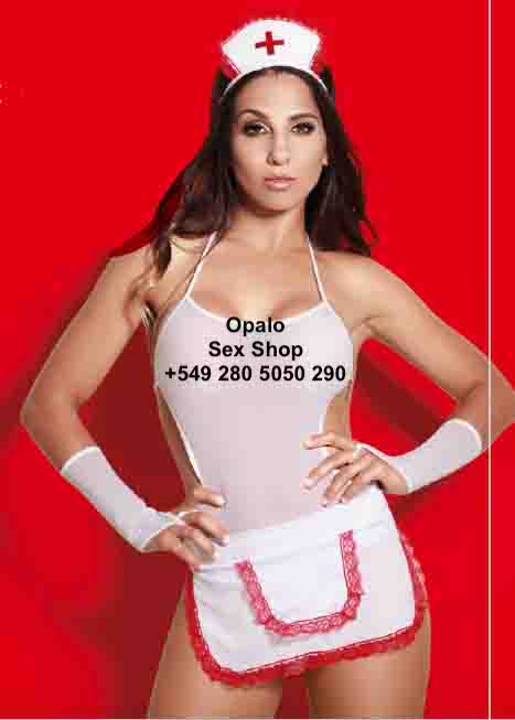 Disfraz Enfermera Mordisco .-