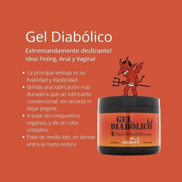 GEL LUBRICANTE DIABOLICO - BABA DEL DIABLO - FISTING - Imagen 3