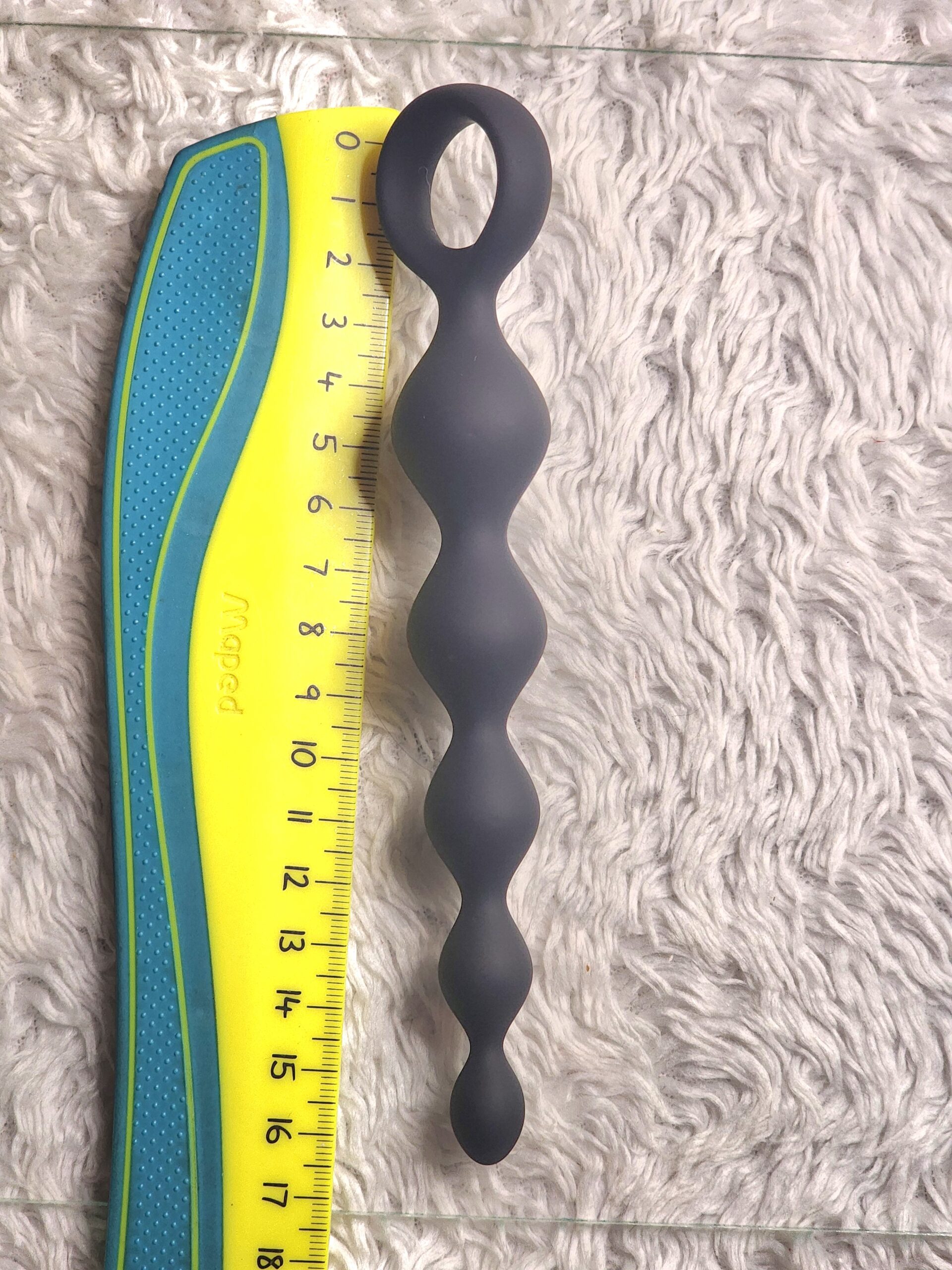 Dilatador anal Escalonado 17 cm Siliconado