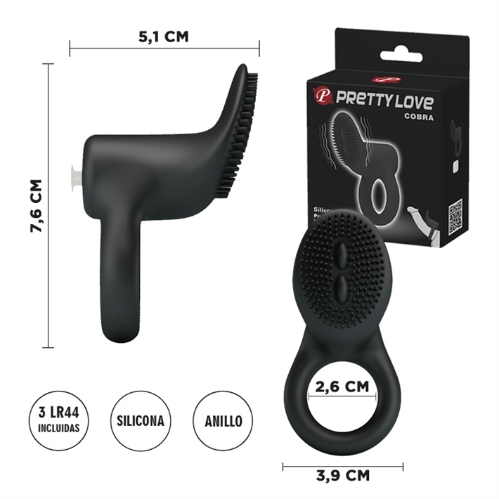 Anillo Cobra con vibro