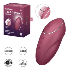 Satisfyer Tap & Climax 1 Vibracion y Toques