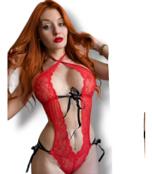 BODY ENCAJE CON MOÑITOS 107 .-