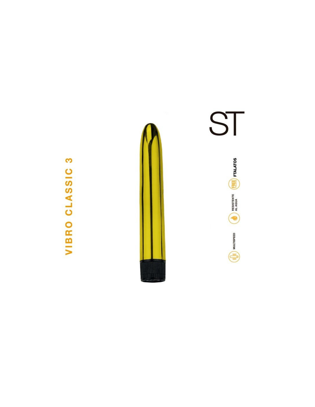VIBRADOR CLASSIC GOLD 3