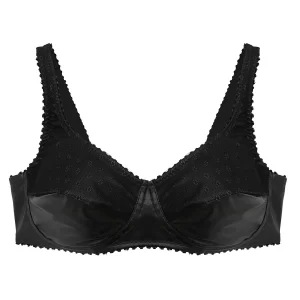 Corpiño engomado con tul .-