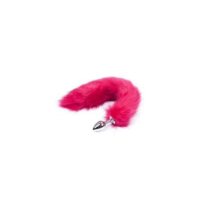 Plug anal con cola Fucsia - Imagen 2