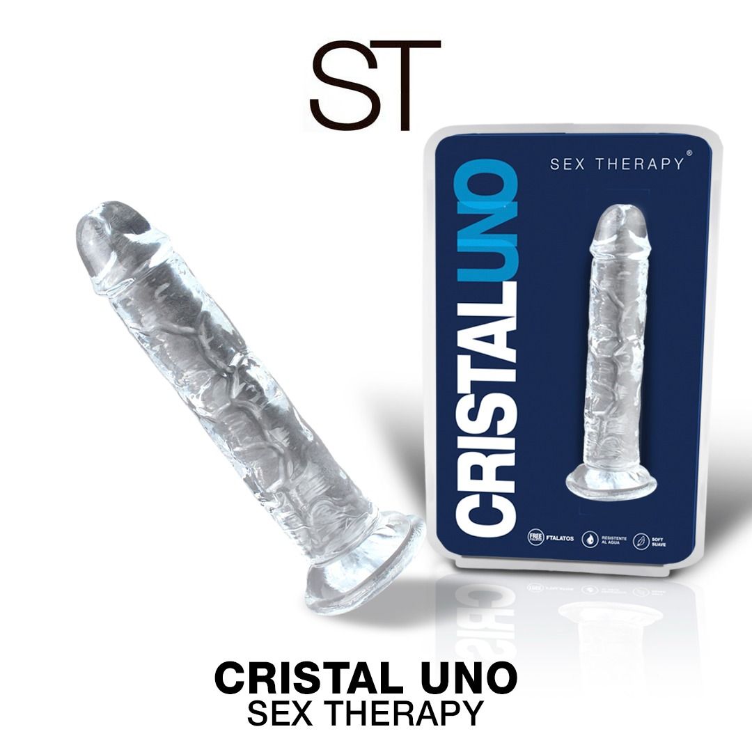 Dildo transparente Cristal 1- 10 cm