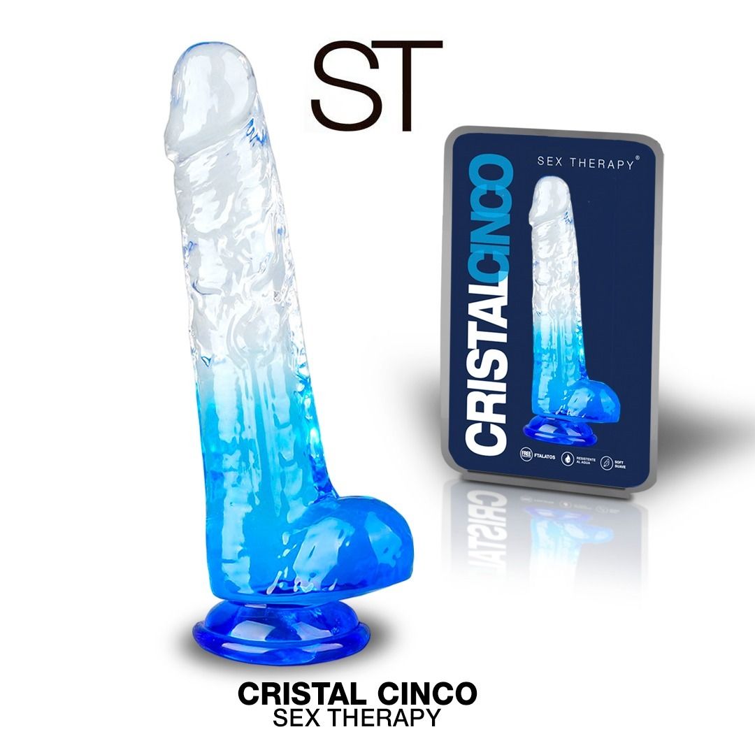 Dildo transparente Cristal 5- 17 cm