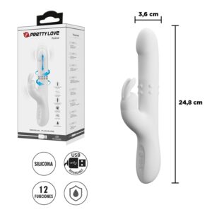 Vibrador con estimulador de clitoris