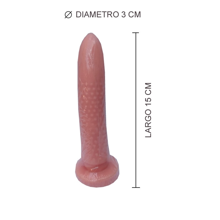 Consolador Macizo Choclo Piel