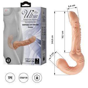 Strap-on doble realista