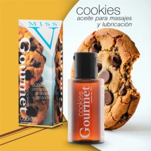 Aceite para masajes y lubricante aroma Cookies
